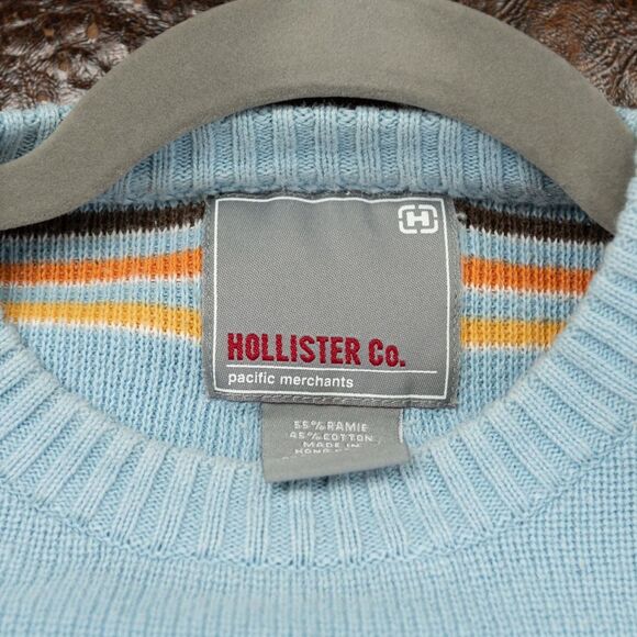 Hollister blue pullover sweater size S - Picture 3 of 10